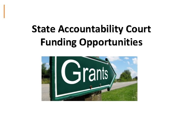 State Accountability Court Funding Opportunities 