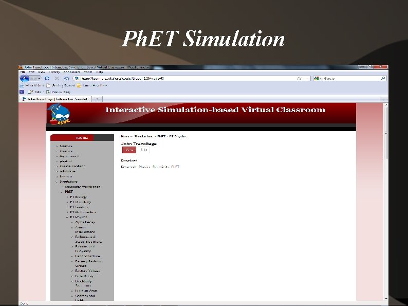 Ph. ET Simulation 