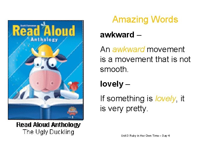Amazing Words awkward – An awkward movement is a movement that is not smooth.