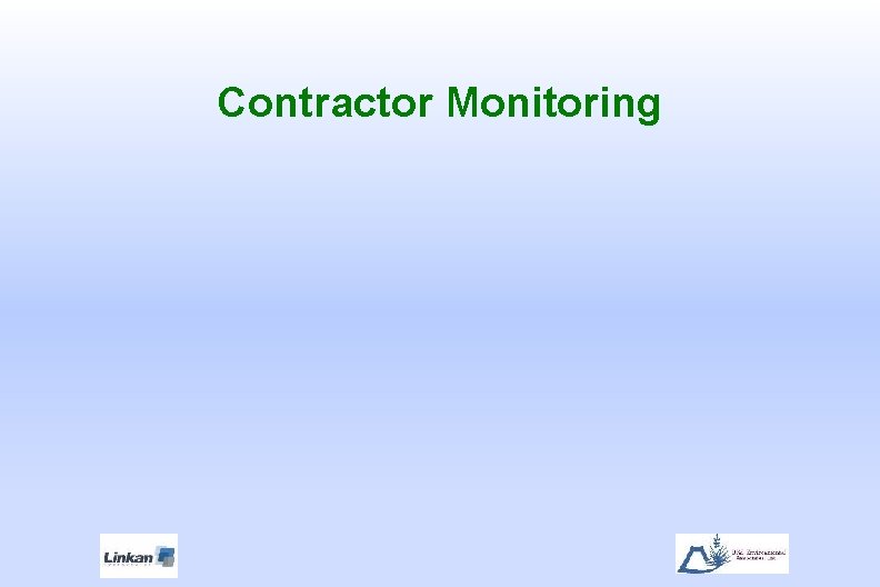 Contractor Monitoring 