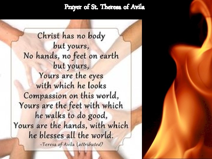 Prayer of St. Theresa of Avila http: // 