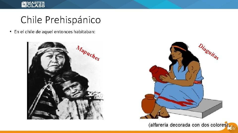 Chile Prehispánico • En el chile de aquel entonces habitaban: Ma p Di uch