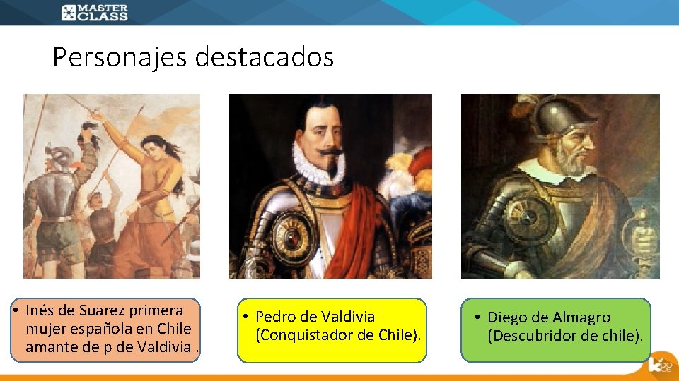 Personajes destacados • Inés de Suarez primera mujer española en Chile amante de p
