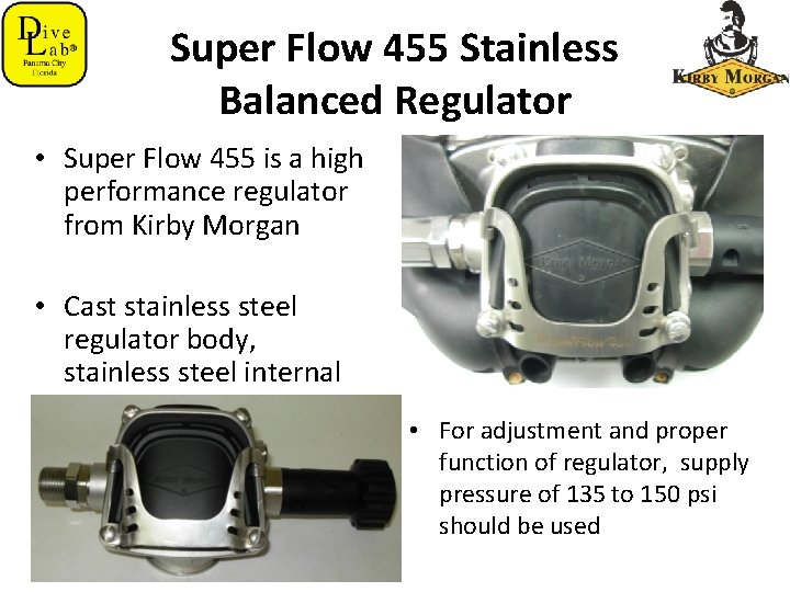 Super Flow 455 Stainless Balanced Regulator • Super Flow 455 is a high performance