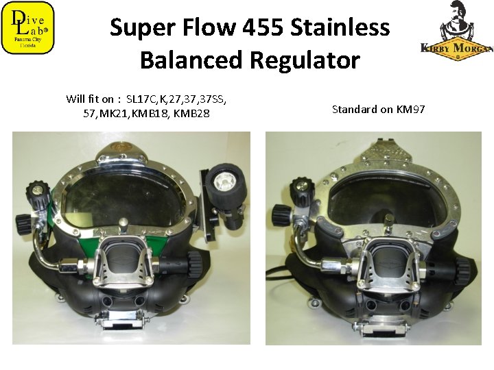 Super Flow 455 Stainless Balanced Regulator Will fit on : SL 17 C, K,