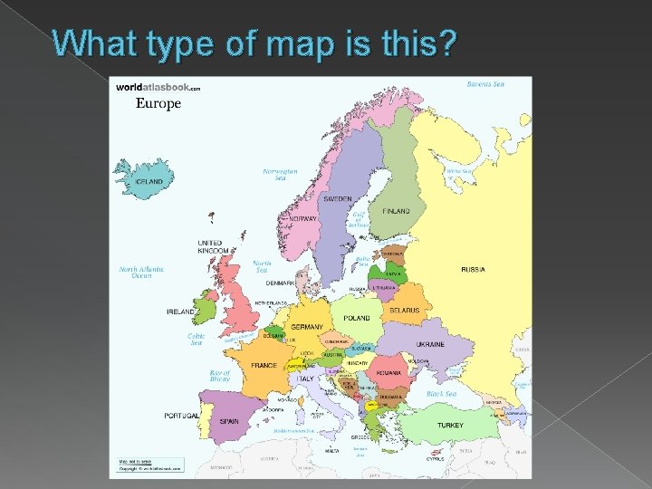 What type of map is this? 