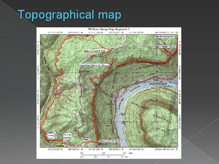 Topographical map 