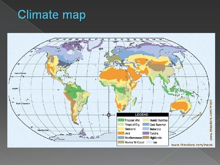 Climate map 