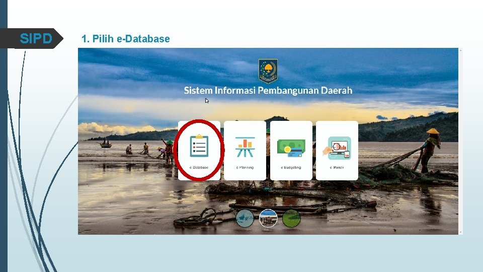 SIPD 1. Pilih e-Database 