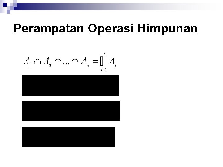 Perampatan Operasi Himpunan 