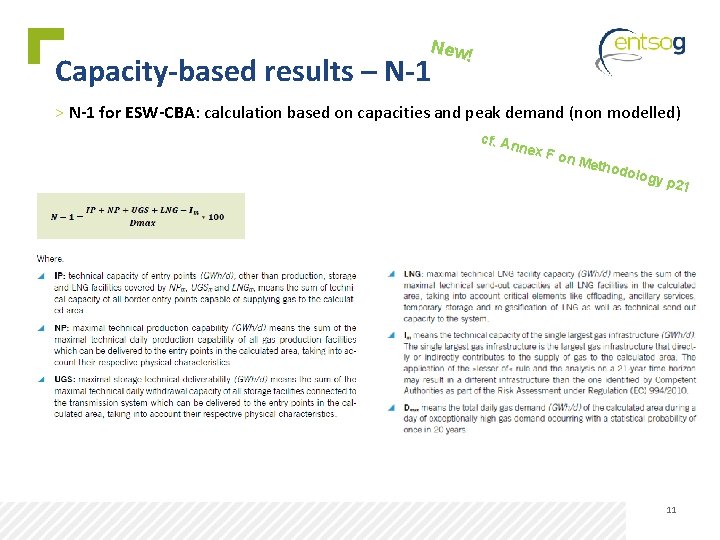 New! Capacity-based results – N-1 > N-1 for ESW-CBA: calculation based on capacities and New! Capacity-based results – N-1 > N-1 for ESW-CBA: calculation based on capacities and