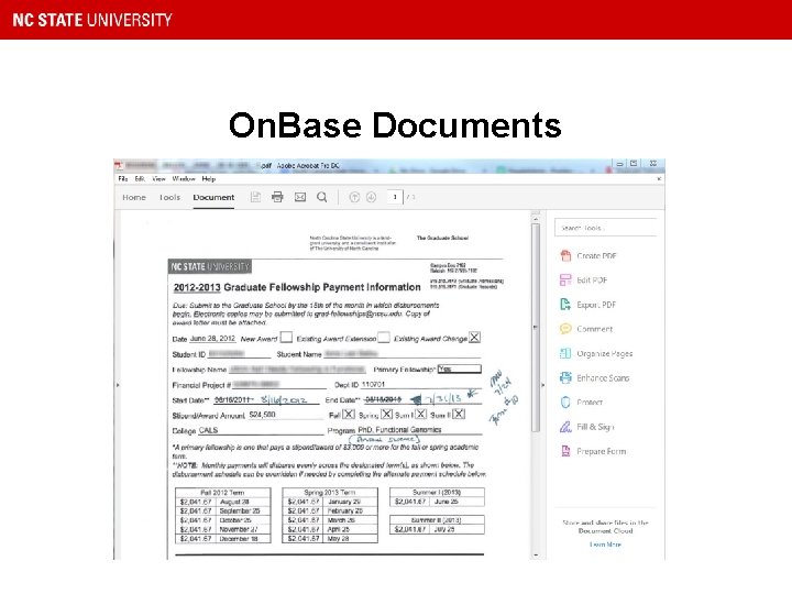 On. Base Documents 