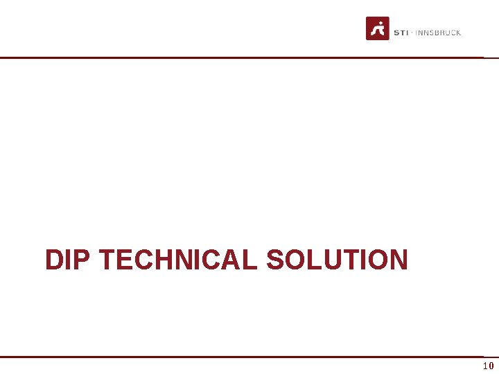 DIP TECHNICAL SOLUTION 10 