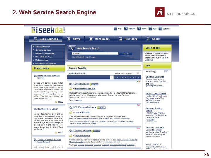 2. Web Service Search Engine 86 