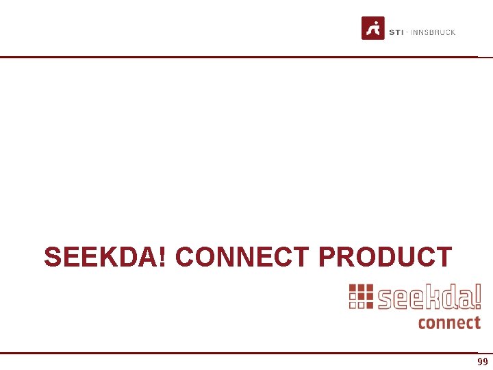 SEEKDA! CONNECT PRODUCT 99 