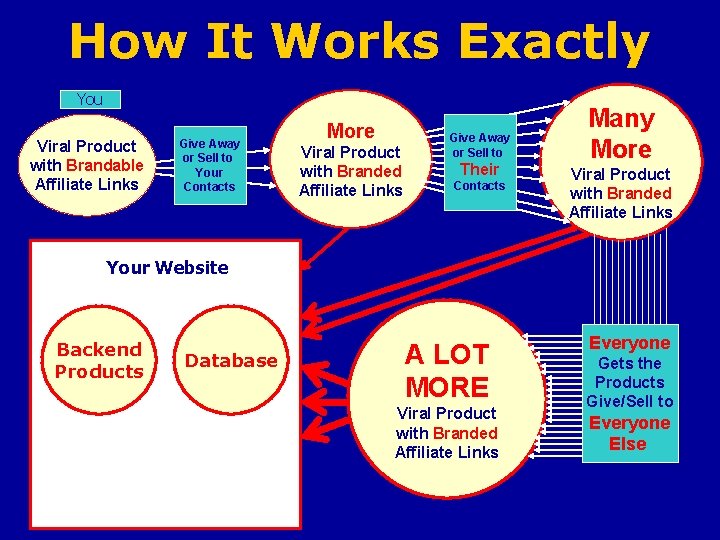 How It Works Exactly You Viral Product with Brandable Affiliate Links Give Away or