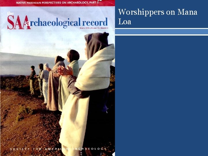 Worshippers on Mana Loa 