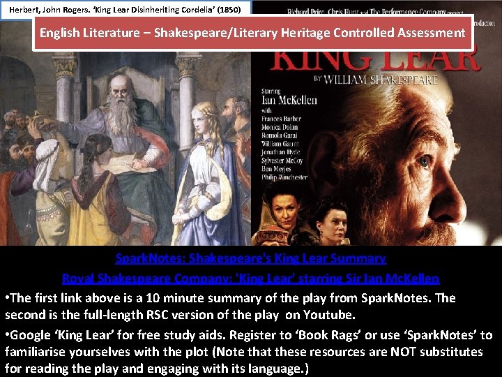 Herbert, John Rogers. ‘King Lear Disinheriting Cordelia’ (1850) English Literature – Shakespeare/Literary Heritage Controlled