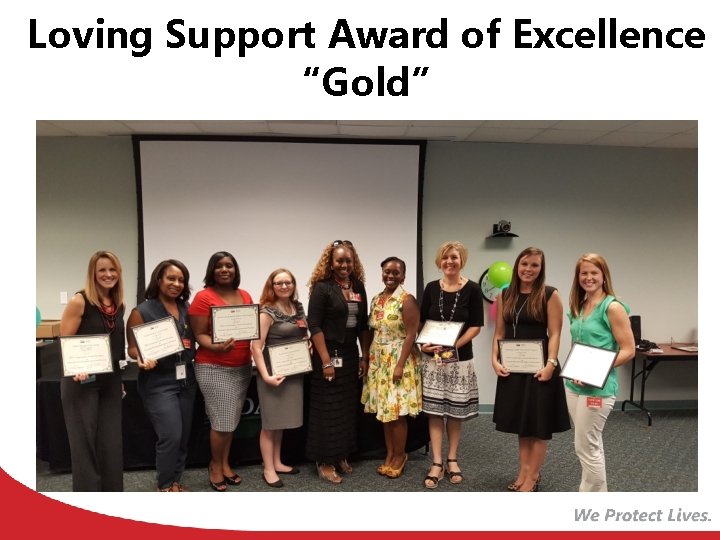 Loving Support Award of Excellence “Gold” 