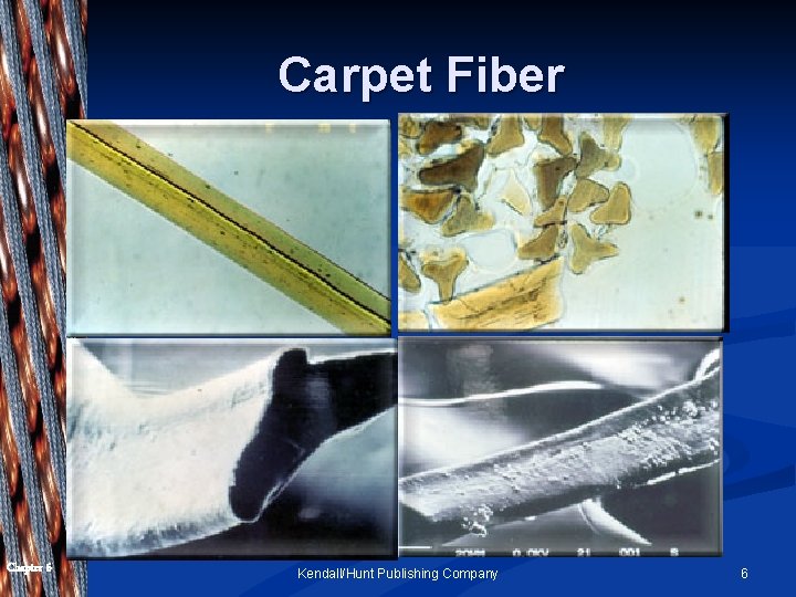 Carpet Fiber Chapter 6 Kendall/Hunt Publishing Company 6 Carpet Fiber Chapter 6 Kendall/Hunt Publishing Company 6
