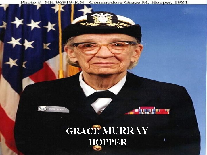 GRACE MURRAY HOPPER 