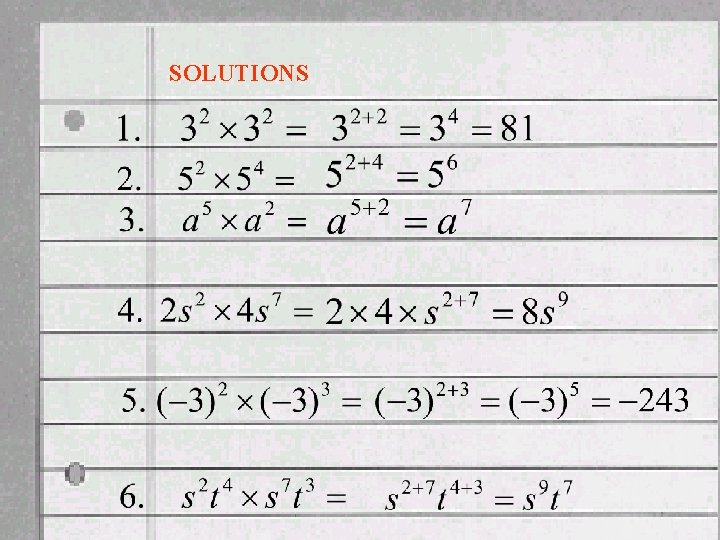 SOLUTIONS 