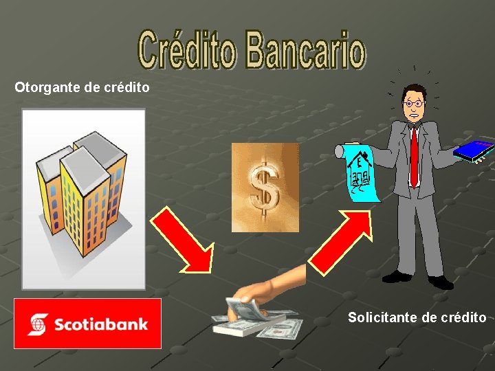 Otorgante de crédito Solicitante de crédito 