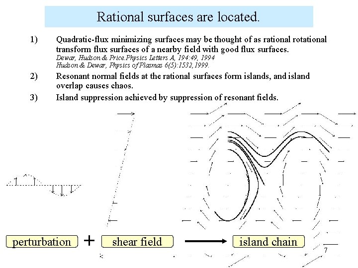Rational surfaces are located. 1) Quadratic-flux minimizing surfaces may be thought of as rational