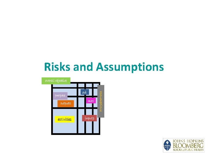 Risks and Assumptions 