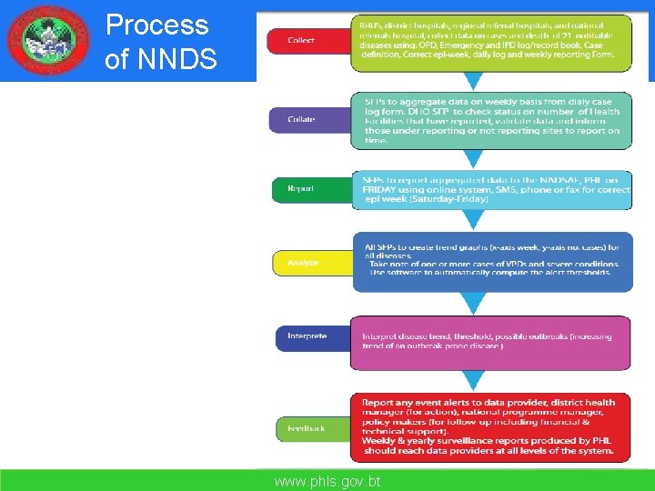 Process of NNDS www. phls. gov. bt 