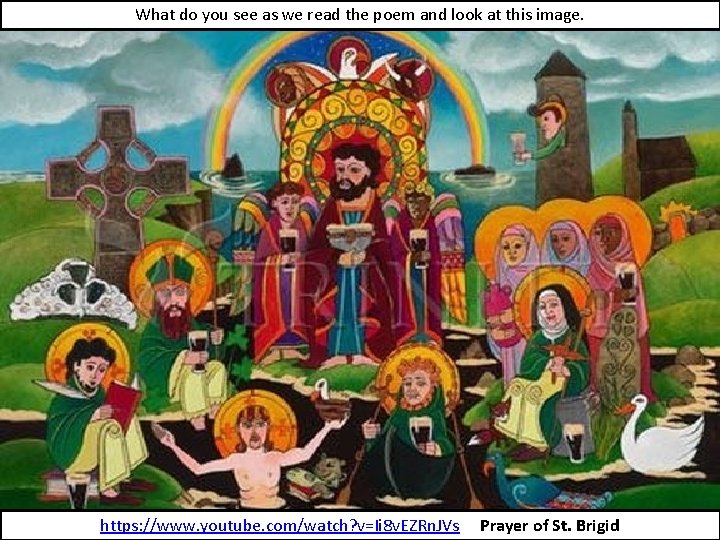 What do you see as we read the poem and look at this image.