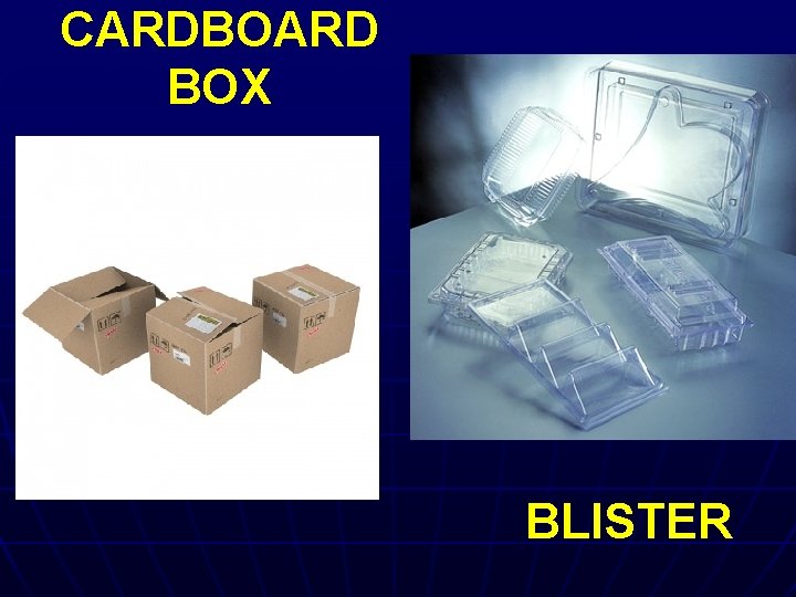 CARDBOARD BOX BLISTER 