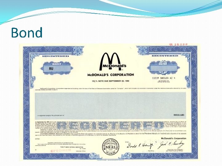 Bond 