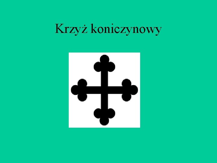 Krzyż koniczynowy 