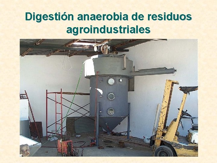 Digestión anaerobia de residuos agroindustriales 