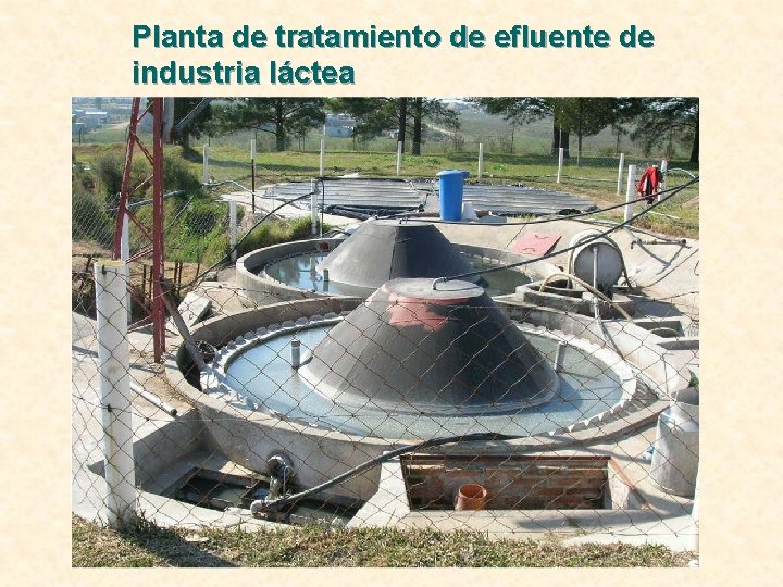 Planta de tratamiento de efluente de industria láctea 