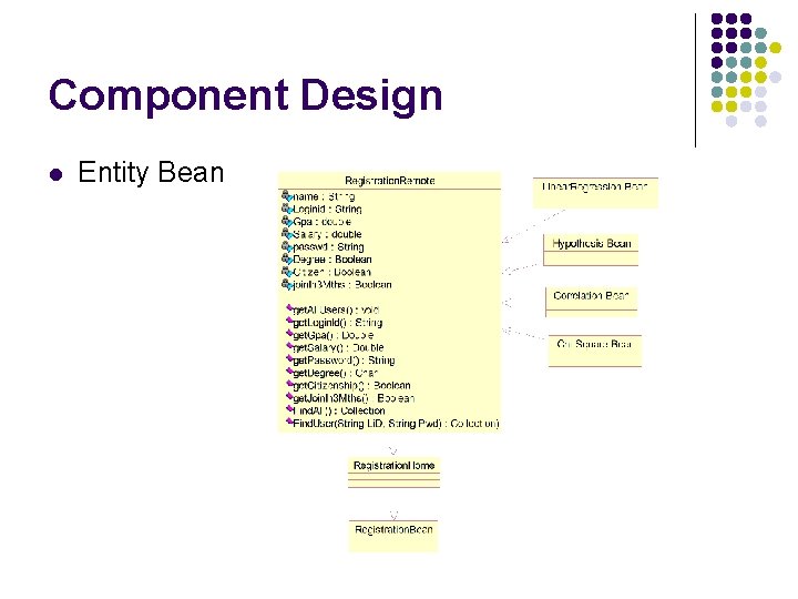 Component Design l Entity Bean 