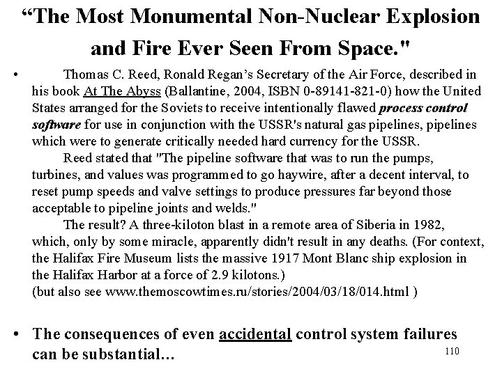 “The Most Monumental Non-Nuclear Explosion and Fire Ever Seen From Space. " • Thomas