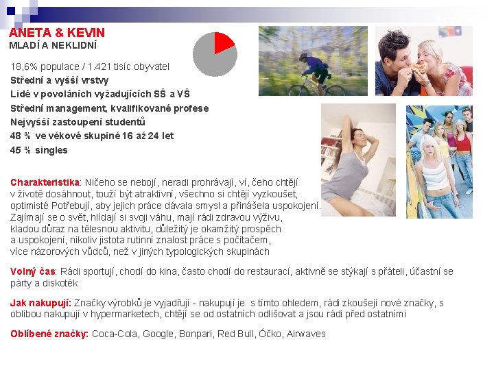 ANETA & KEVIN MLADÍ A NEKLIDNÍ 717 tisíc obyvatel 18, 6% populace / 1.