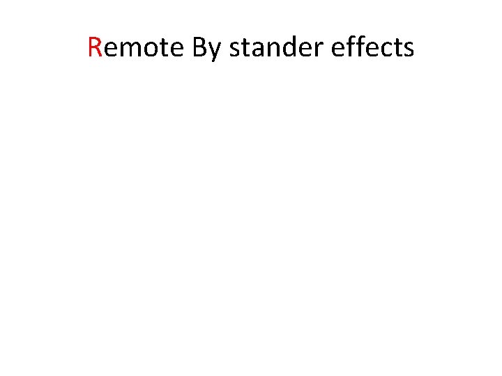 Remote By stander effects 