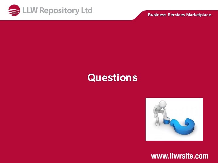 Business Services Marketplace Questions 
