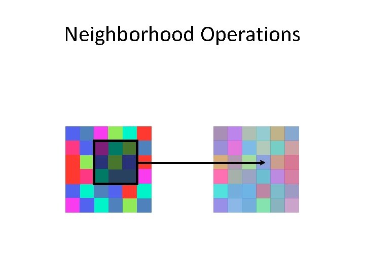 Neighborhood Operations 