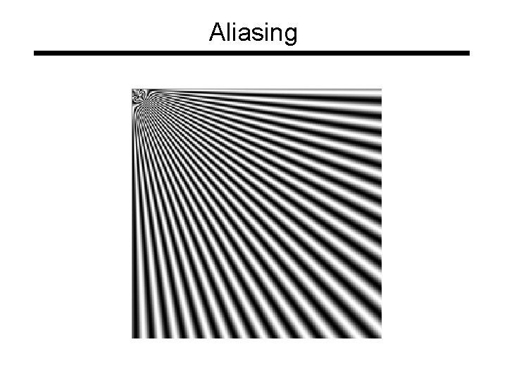 Aliasing 