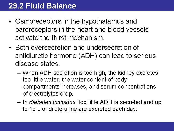 Outline 29 1 Body Water and Its Solutes