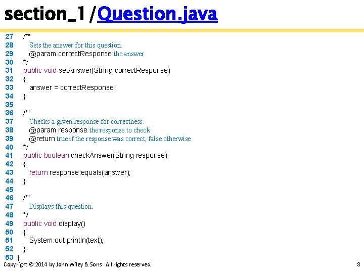 section_1/Question. java 27 28 29 30 31 32 33 34 35 36 37 38 section_1/Question. java 27 28 29 30 31 32 33 34 35 36 37 38