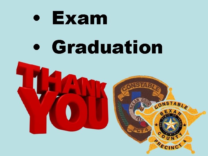  • Exam • Graduation 