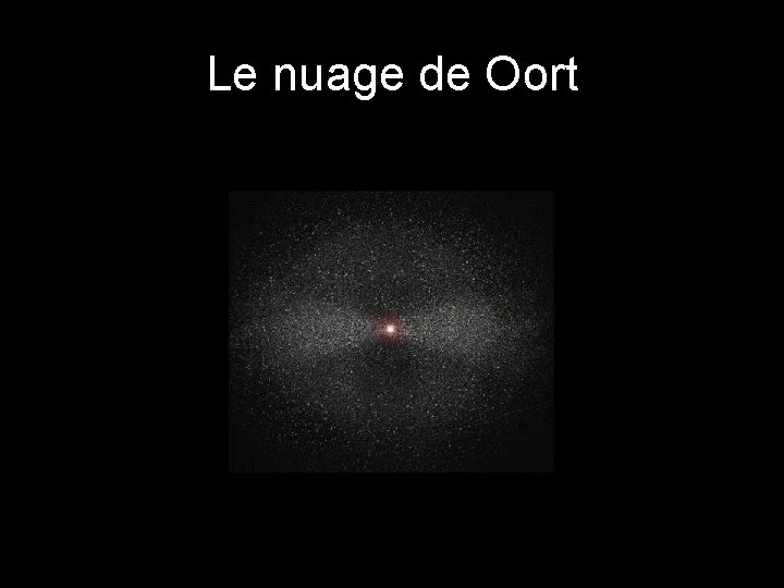 Le nuage de Oort 