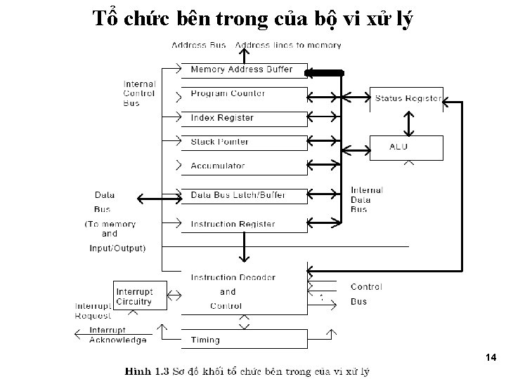 Tổ chức bên trong của bộ vi xử lý 14 