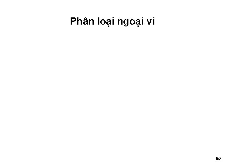 Phân loại ngoại vi 65 