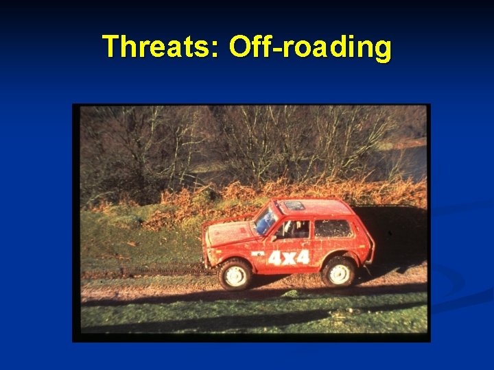 Threats: Off-roading 